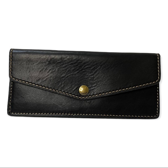 Fossil Handbags - New Fossil Genuine Leather Slim Wallet